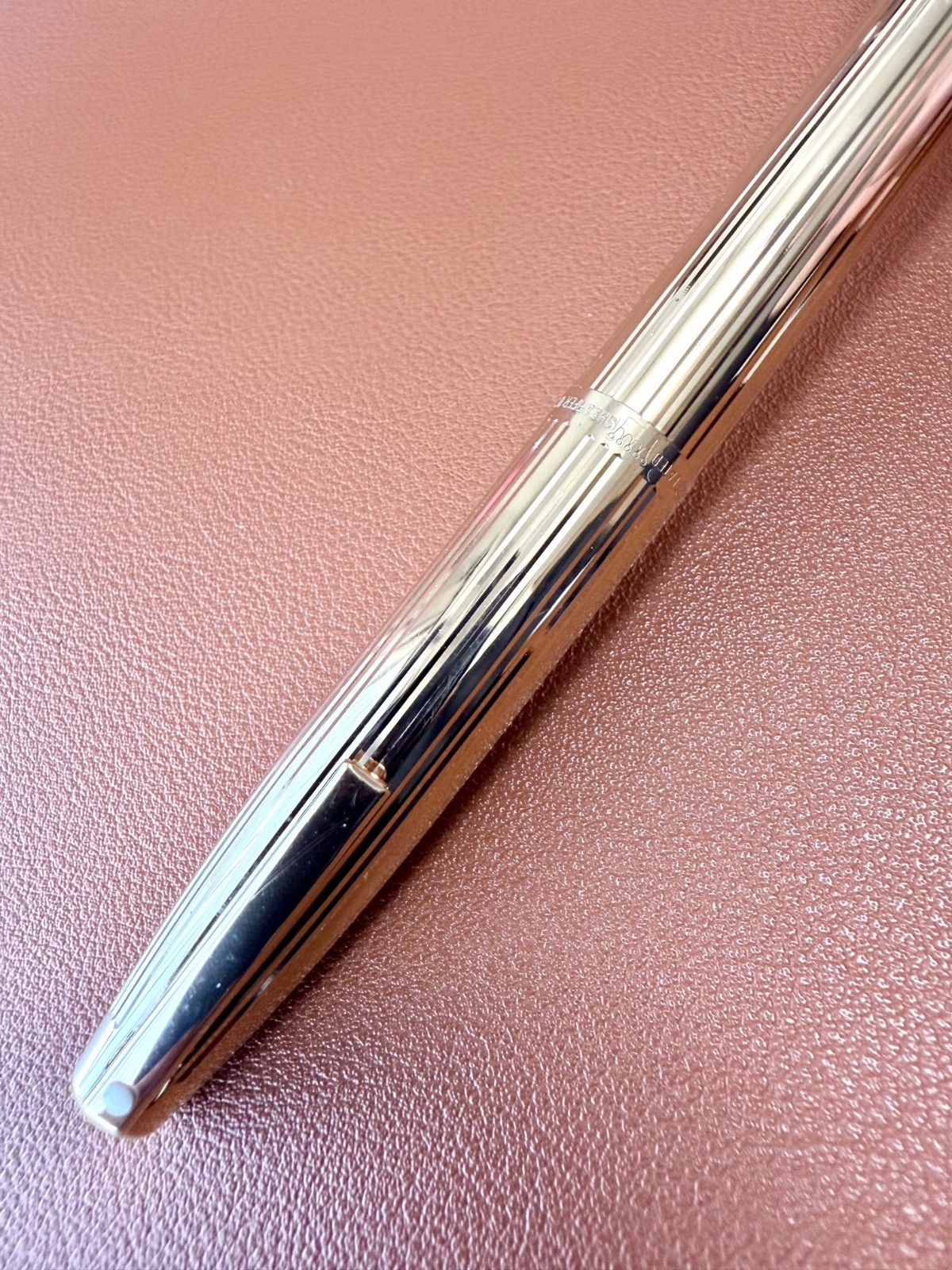 Sheaffer Imperial 440 Gold Electroplated Fountain Pen 14K Inlaid Nib Vintage