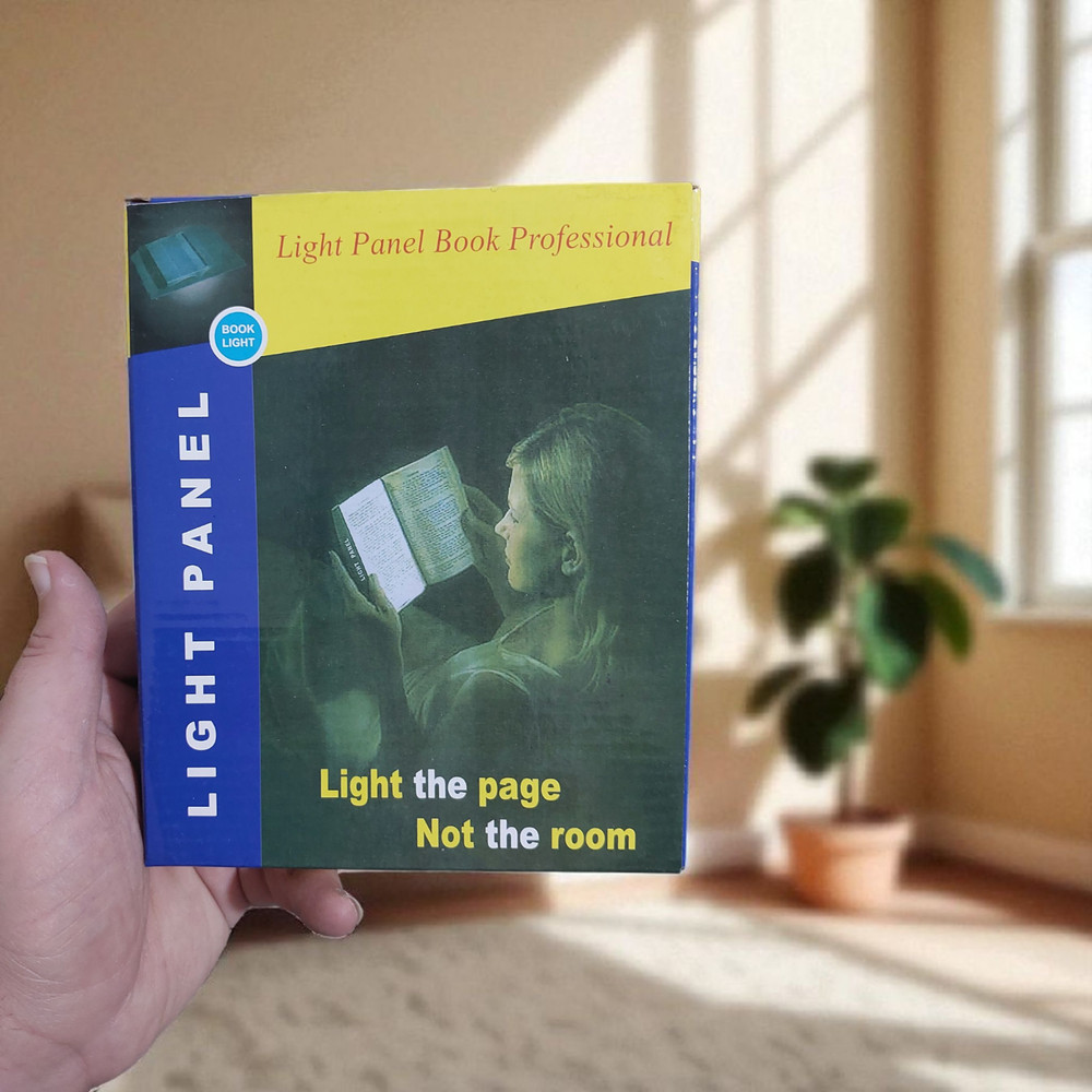 New Light Panel Book Professional LED Reading Light Portable Flat Eye Protection