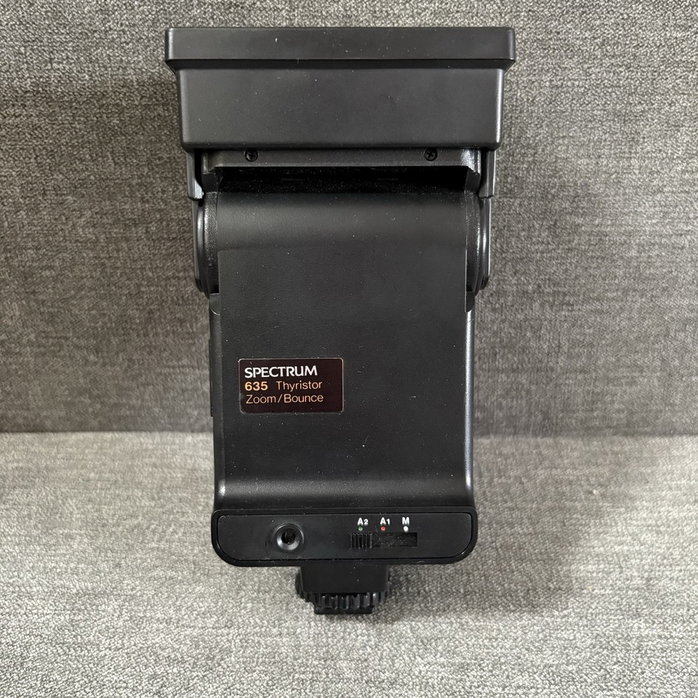 Spectrum Advanced Electronic 635 Thyristor Zoom/ Balance  Flash Black Untested