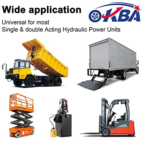 4 Wire Dump Trailer Remote Control Switch 12v DC Hydraulic Pump Power Unit Up