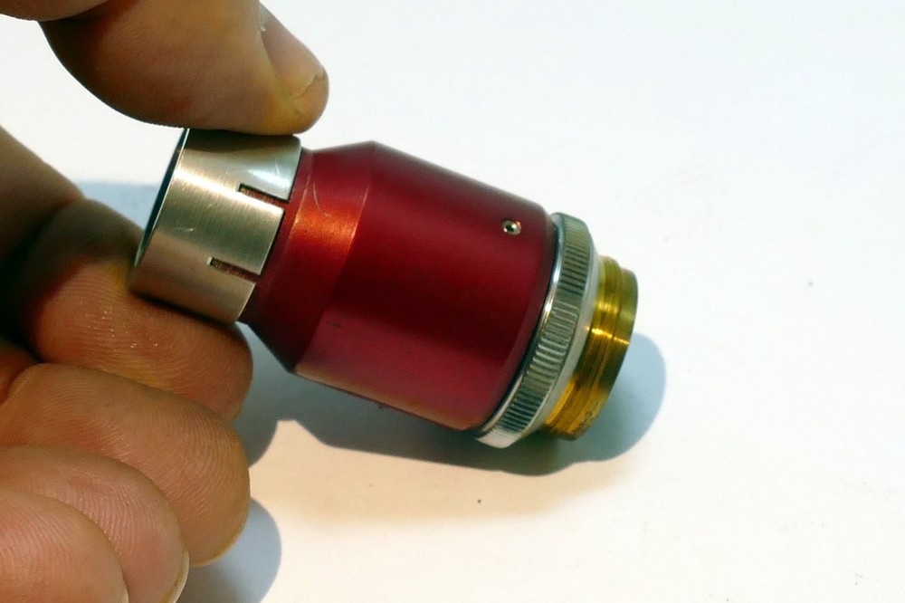 7X Research Devices RD Microscope Objective Lens IR Infrared 20mm thread