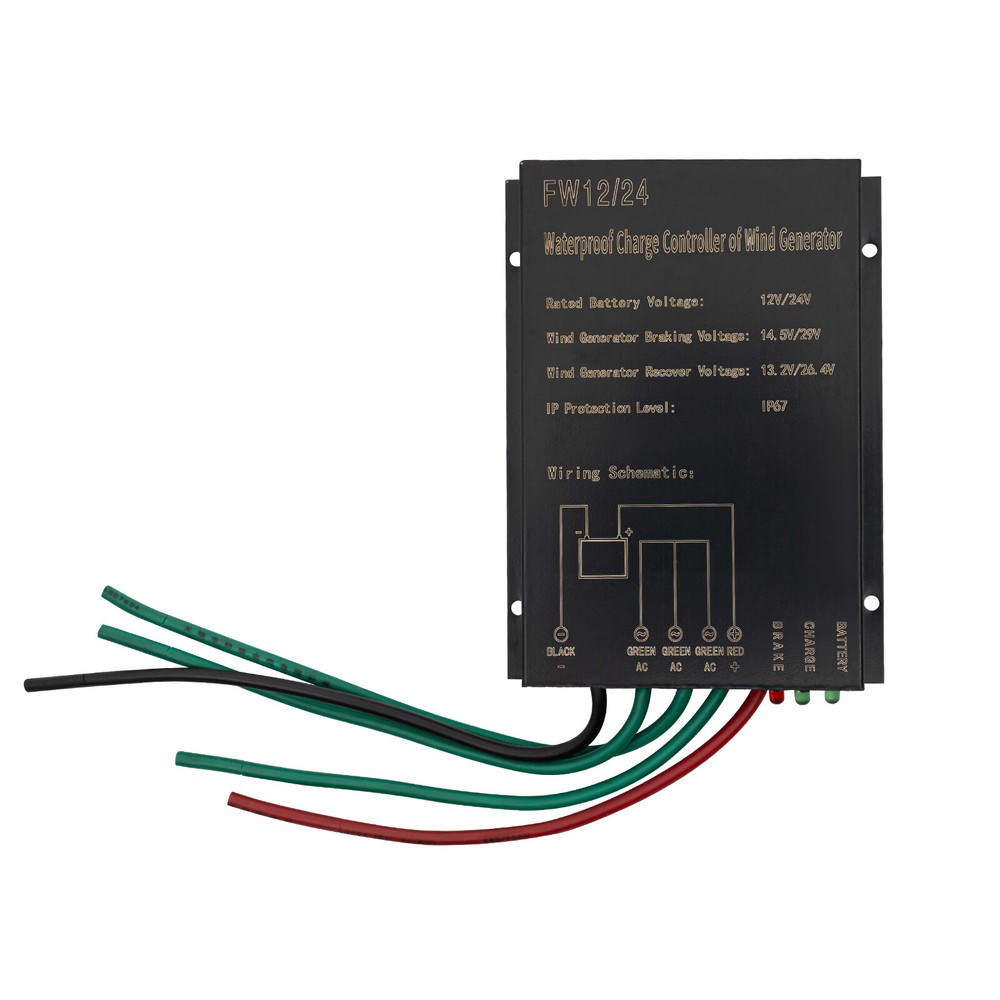 3-Blades Turbine Wind Generator Vertical Windmill Wind Power & Charge Controller