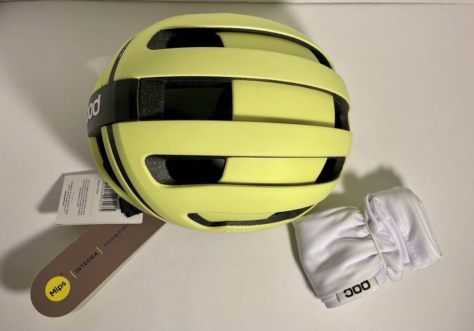 POC OMNE AIR MIPS LEMON CALCITE MATT MEDIUM (54-59cm) CYCLIST BIKE HELMET NEW