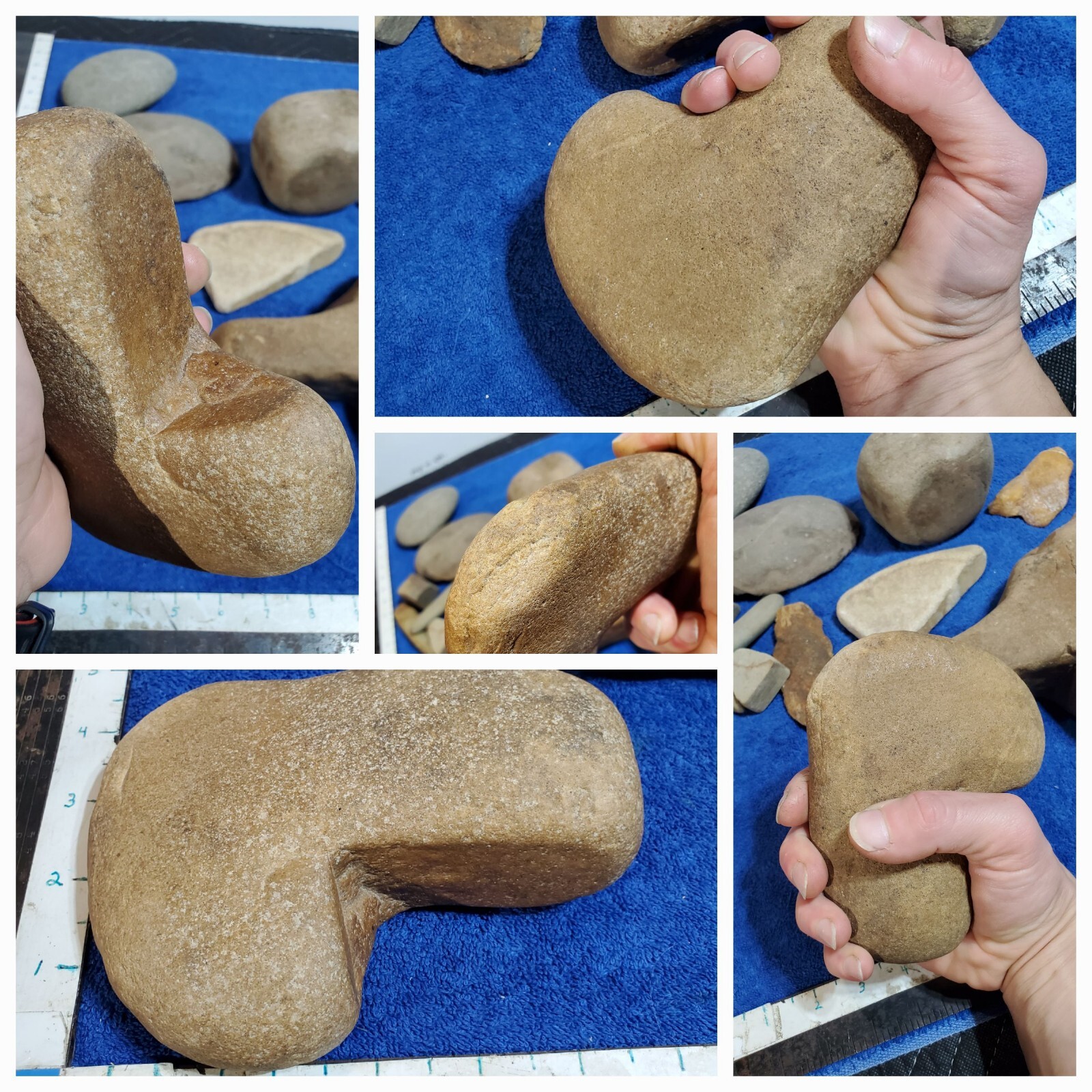 Indian Artifacts Polished Tools, Hammer Stones Bola Primitive Point Pennsylvania