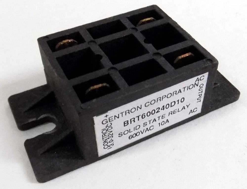 GENTRON CORP. BRT600240D10 600VAC 10A SOLID STATE RELAY