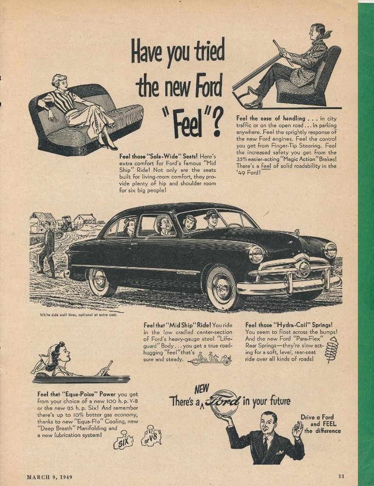 Magazine Ad - 1949 - Ford - (#3)