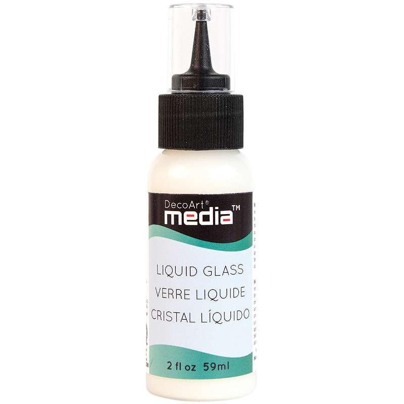 Media Liquid Glass 2oz Clear