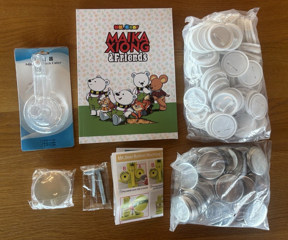 Badge Making Machine DC -109, Open Box