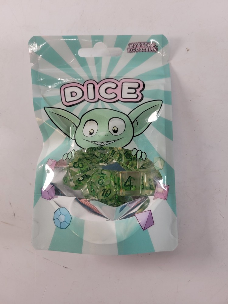 Mystery Dice Goblin Dice Sets Poly Set Archaic Green