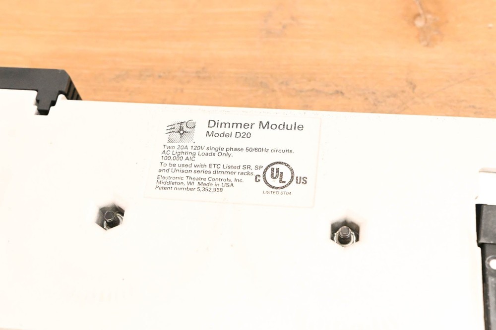 ETC D20 Dual 20A Dimmer Module (PAIR) CG01Y3N