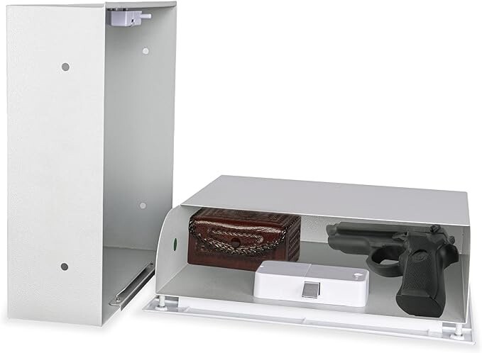 Pochar White Vent Safe with Hidden RFID Compartment for Adults, Joiners, Nursery