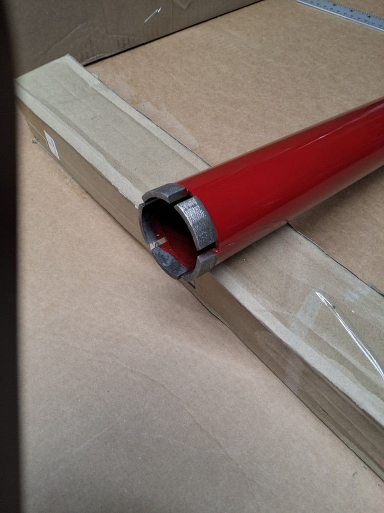 2" Wet Core Drill Bit with High Density Diamond Segments, 14" Depth