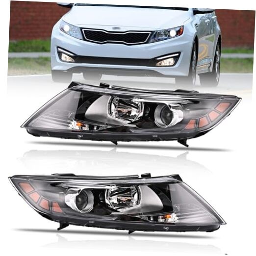 Headlight Assembly for Ki-a Optima 2011-2013, 11-13 Driver & Passenger Side