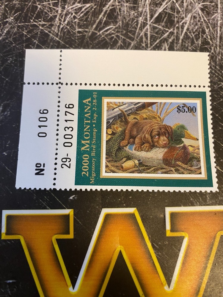 2000 Montana State Duck Stamp,