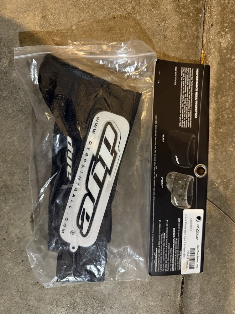 Dye Paintball Performance Neck Protector Black