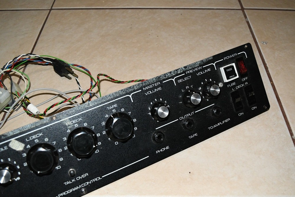 Latec 100a amplifier front panel -working pull-ultra rare 517bk 3/26