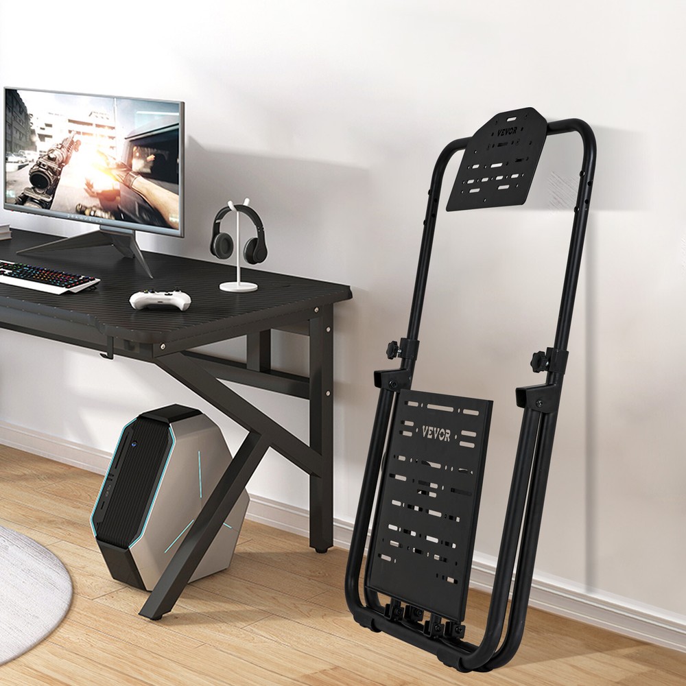 VEVOR Foldable Racing Steering Wheel Stand Height Adjustable Logitech Portable