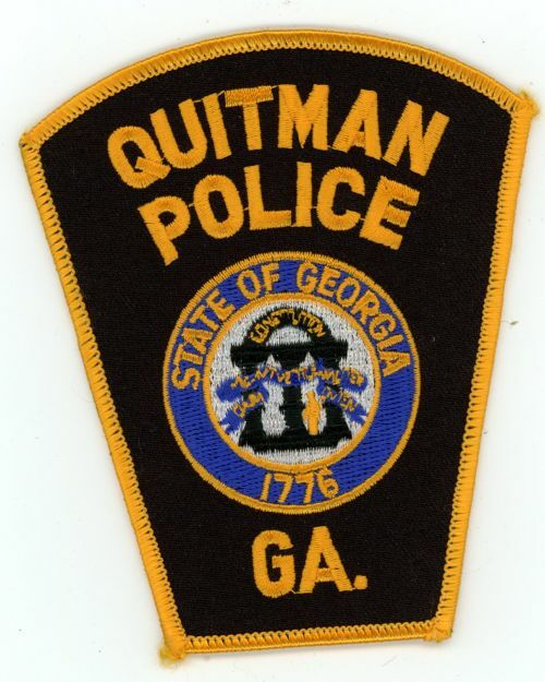 GEORGIA GA QUITMAN POLICE NICE SHOULDER PATCH SHERIFF