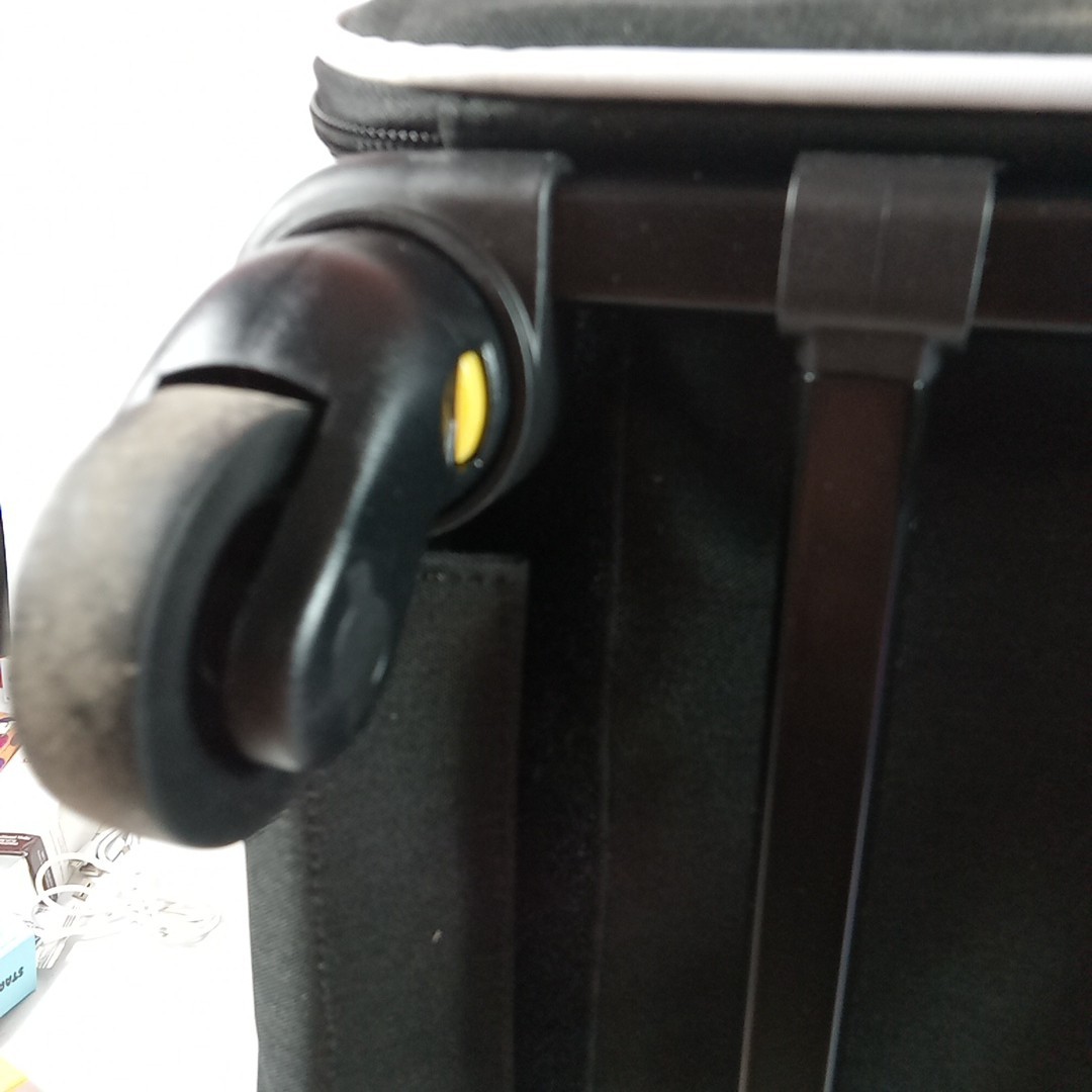 Airline Approved Expandable Premium Pet Carrier on Wheels- Two Sided BLACK...215