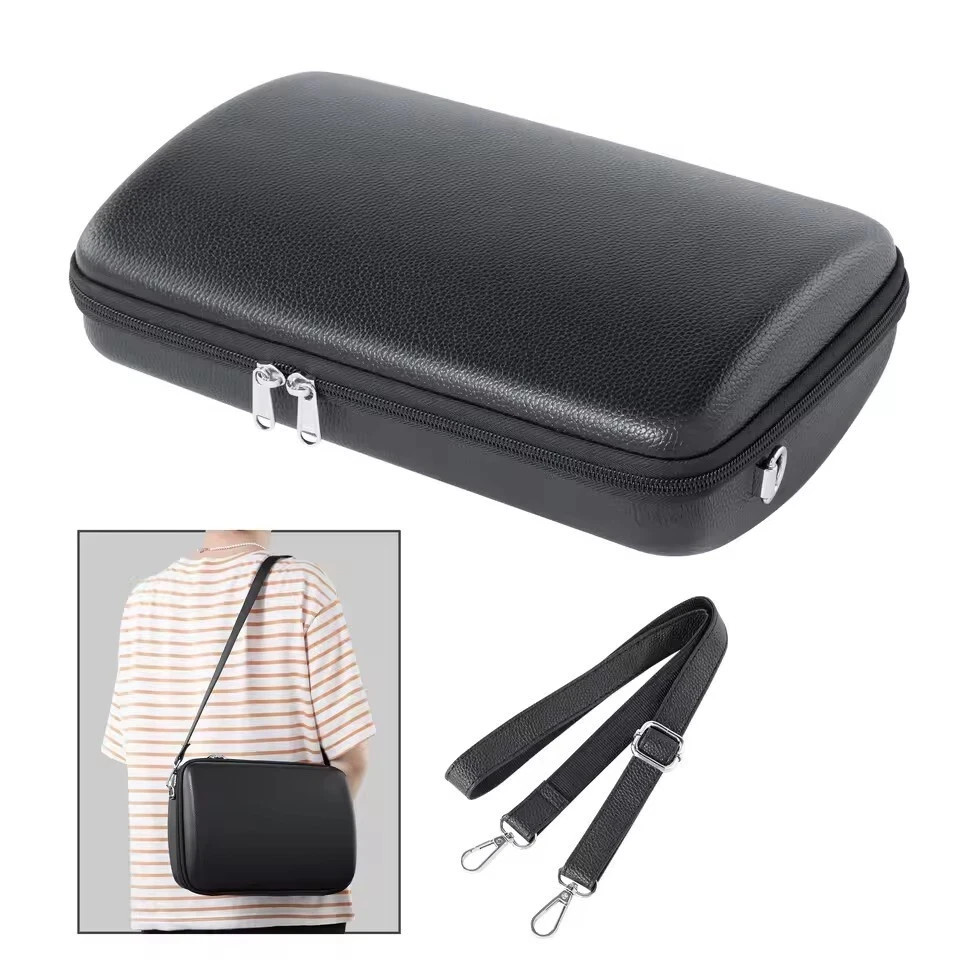 Black Leather Mini Clarinet leather bag Storage box Shockproof Clarinet case