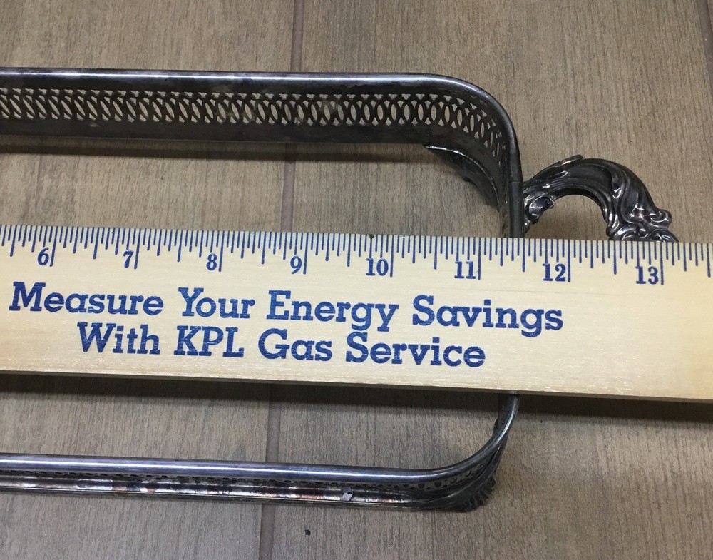 Vintage Silverplate Casserole Stand Footed 9 1/2’’x 5 1/2’’………..[S2-1]