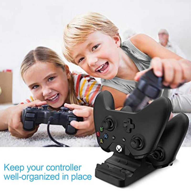 Charging Dock& Rechargeable Battery Pack for Xbox One Xbox Series X|S Controller