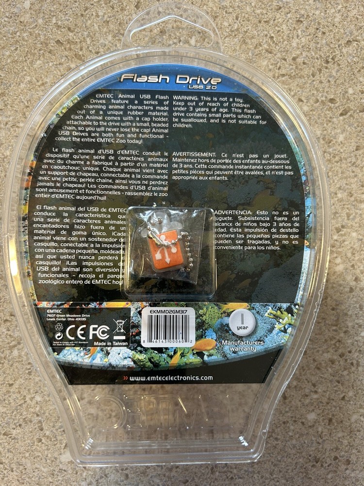 Emtec Clown Fish And Turtle 2GB Flash Drives