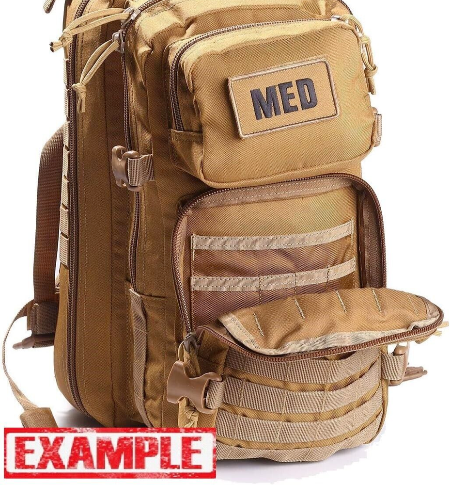 ELITE FIRST AID Tactical Trauma Kit #3 STOCKED w/ Backpack Medic MTC