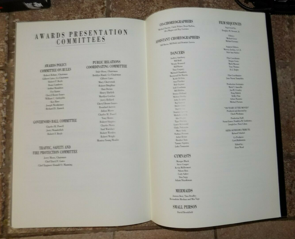 62nd Annual Acadamy Awards Program - SIGNED by Actor JACK ELAM - 1990 Oscars