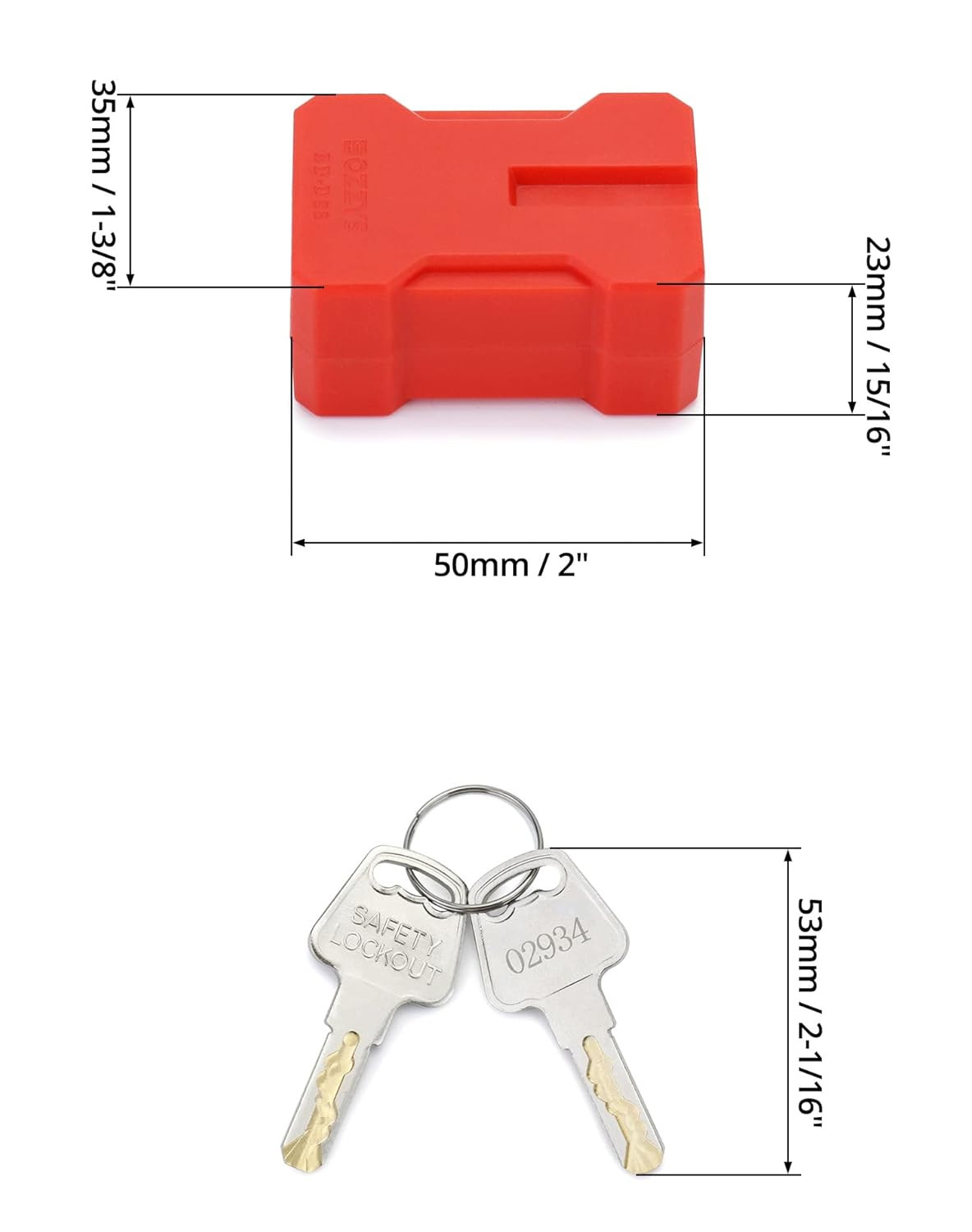 Electrical Cord Plug Lockout Device for Electrical Cord, 2 Pack Plug Locking Saf