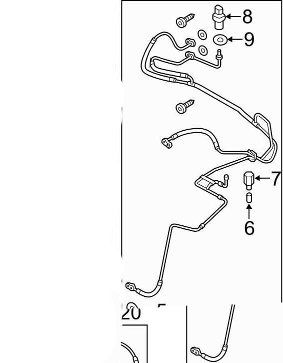 Air Conditioning A/C Pressure Sensor Switch Control W/PLUG For AUDI Q5 SQ5