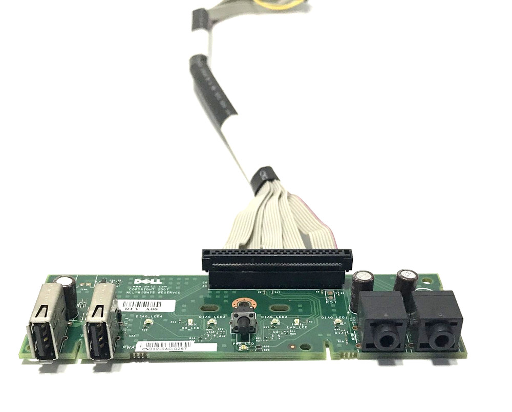 Dell Optiplex Front IO Power Button Assembly/Cable Without Case Bracket