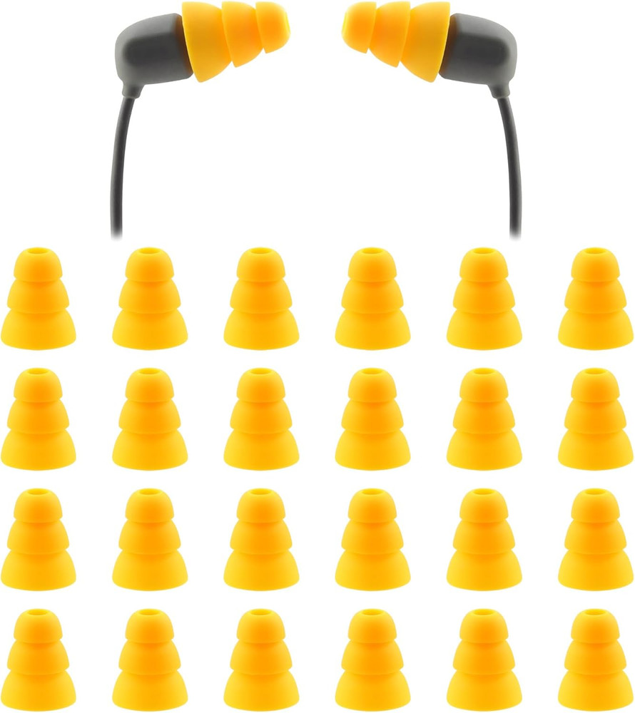 Replacement Triple Flange Ear Tips for Elgin Discord Gen 3 / Rumble/Rumble Wired