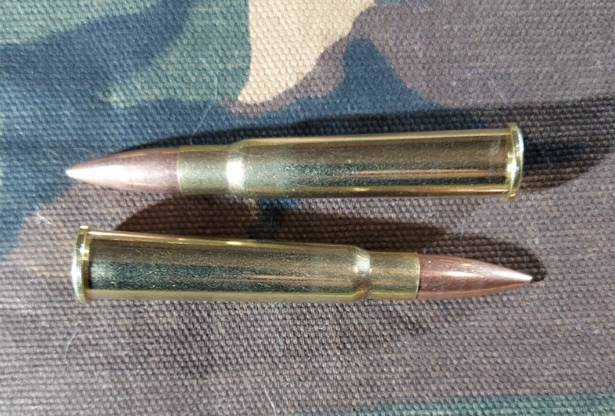 303 BRITISH SNAP CAPS SET OF 5 "SAFETY RED" BRASS AND FMJ