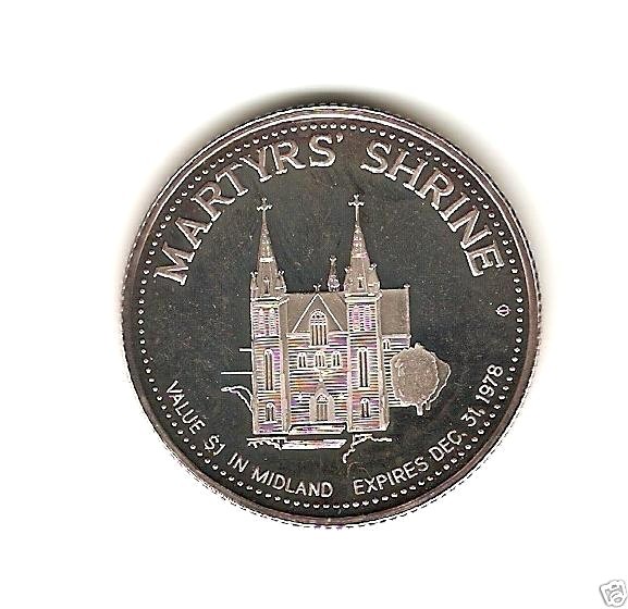 1978 CANADA MIDLAND $1 - CENTENNIAL Dollar - UNC *