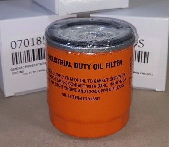 GENUINE GENERAC OIL FILTERS, 2-Pack: 070185B, 070185BS, 070185D