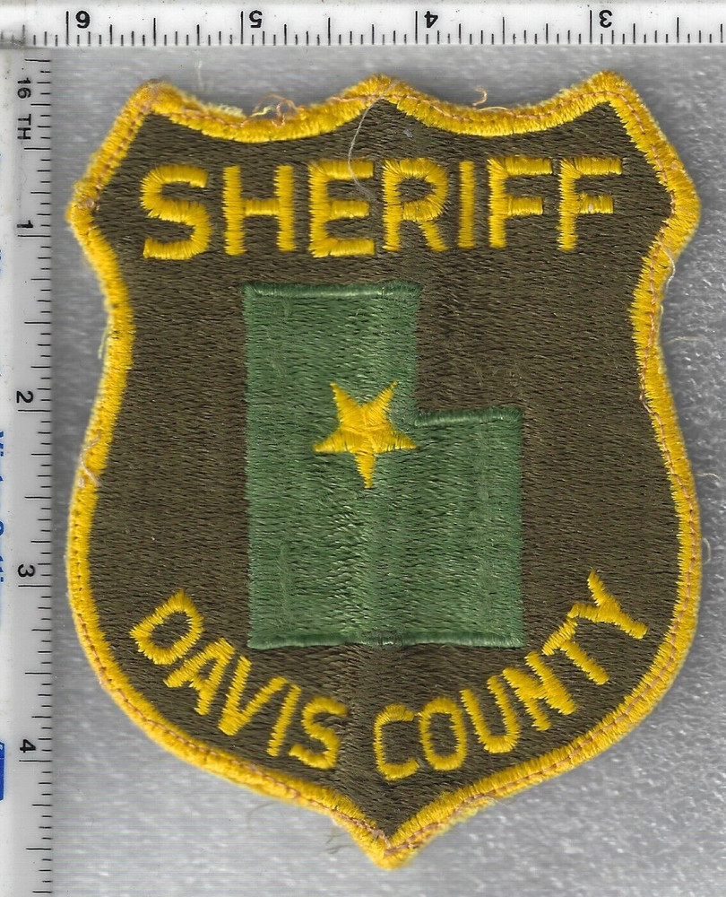 Davis County Sheriff (Utah) Uniform take-Off Shoulder Patch