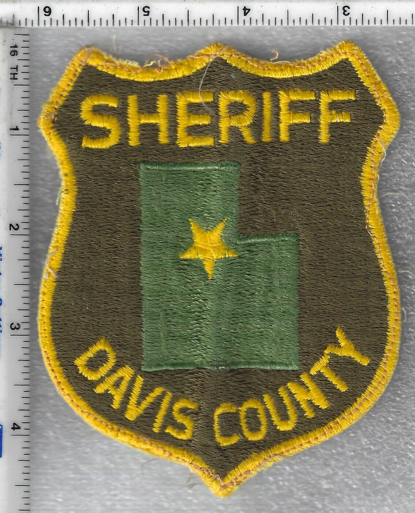Davis County Sheriff (Utah) Uniform take-Off Shoulder Patch