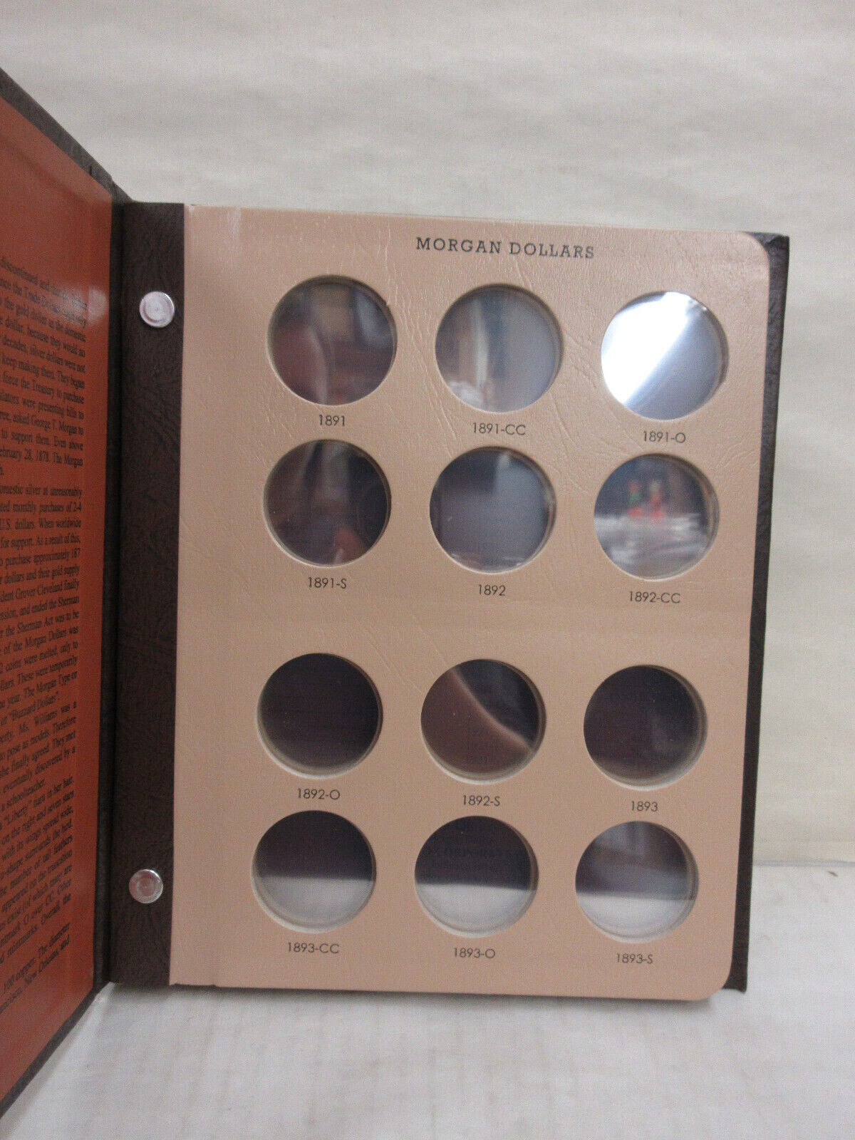 2 NEW Dansco Coin Albums #7178 & 7179 Morgan Dollars Complete Set 1878-1921