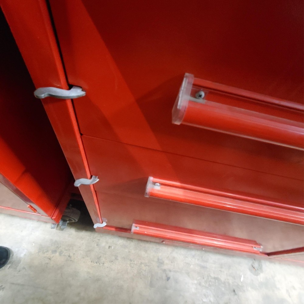 Equipto 5 Drawer Custom-Designed Red Modular Cabinet (12)