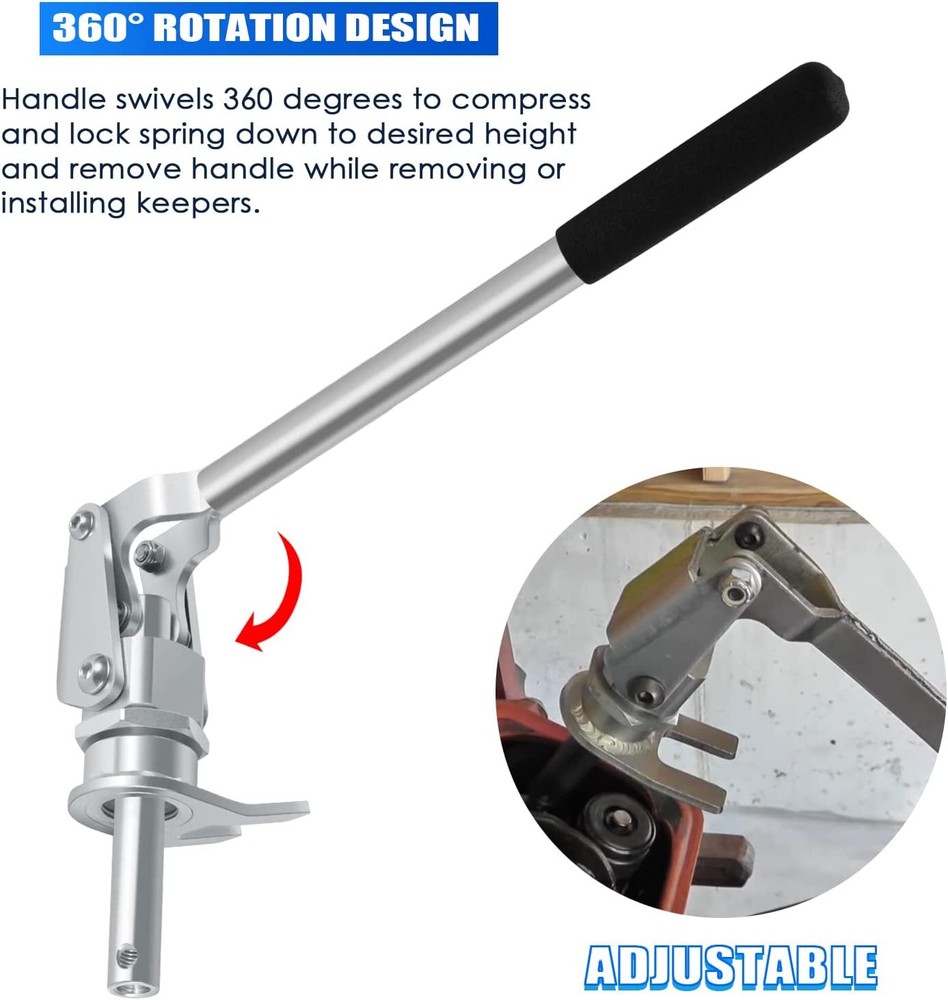 For all 3/8" & 7/16" Rocker Studs 66784 Stud Mount Valve Spring Compressor Tool