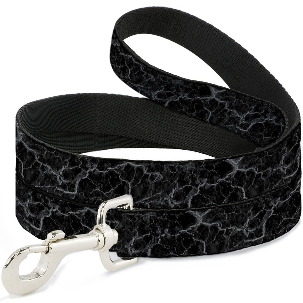 Dog Leash Marble Black/Charcoal Gray