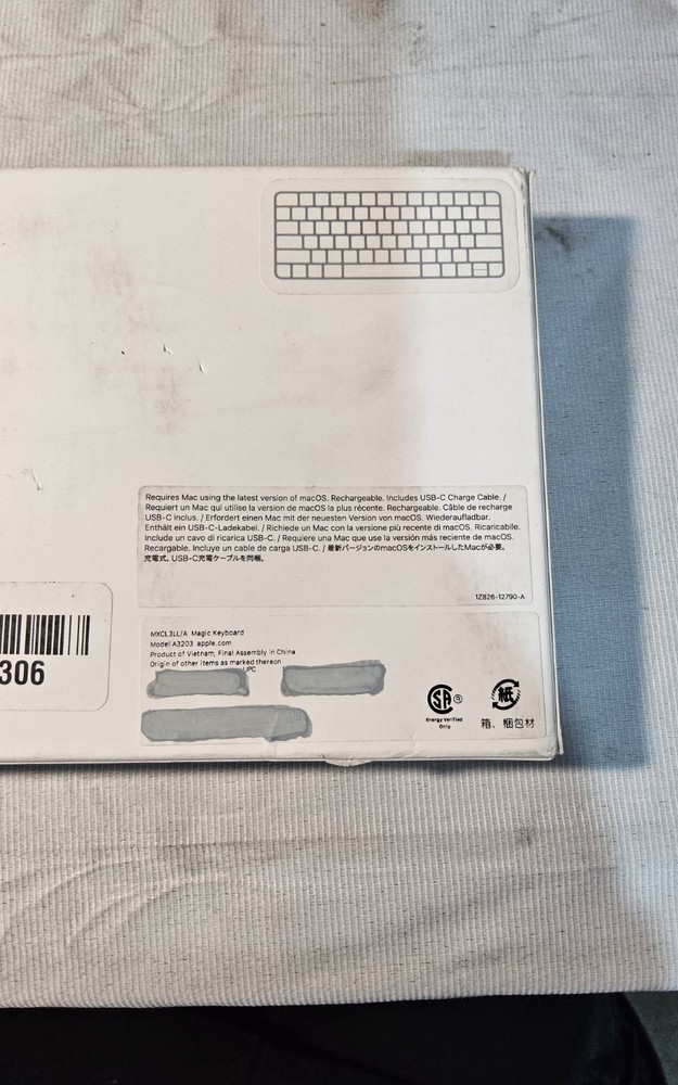 ¥Apple Magic Keyboard A3203/ MXCL3LL/A OPEN BOX
