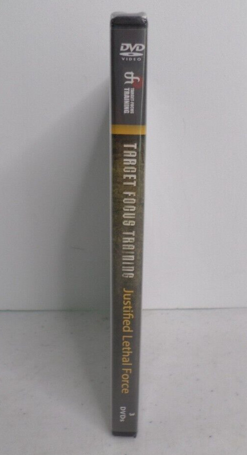 Target Focus Training Justified Lethal Force (3 DVD Set) Tim Larkin NEW SEALED