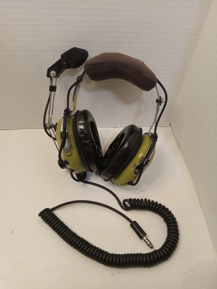 David Clark H10-36 General Aviation Helicopter Headset UNTESTED READ DESCRIPTION