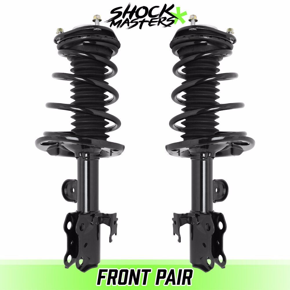 Front Pair Complete Struts & Spring Assemblies for 2012-2016 Toyota Prius V