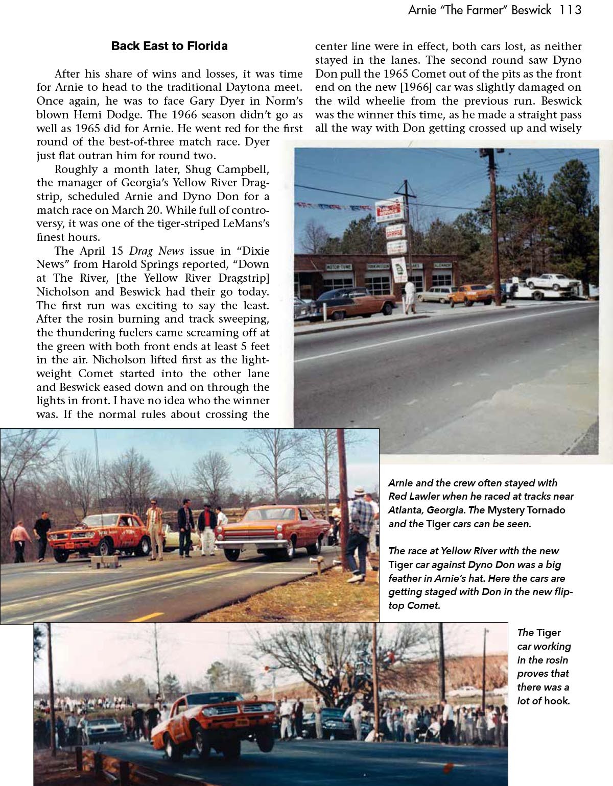 Arnie The Farmer Beswick NHRA