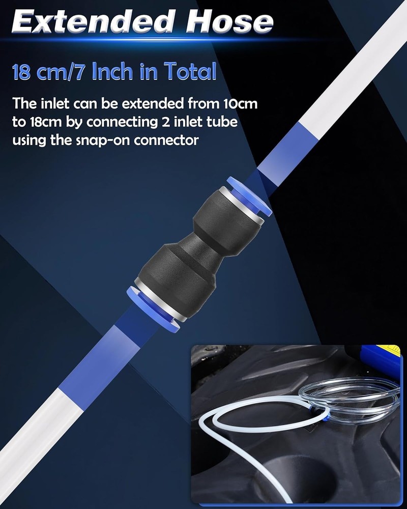 12V 100W Engine Oil Extractor Pump - Electric Fluid Transfer Pump for Engine ...