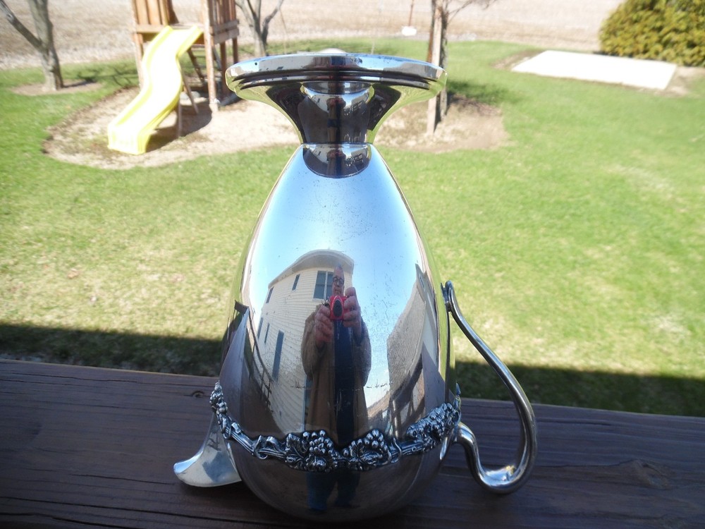 Vintage 10" Gotham 605 Silver plate Water Pitcher