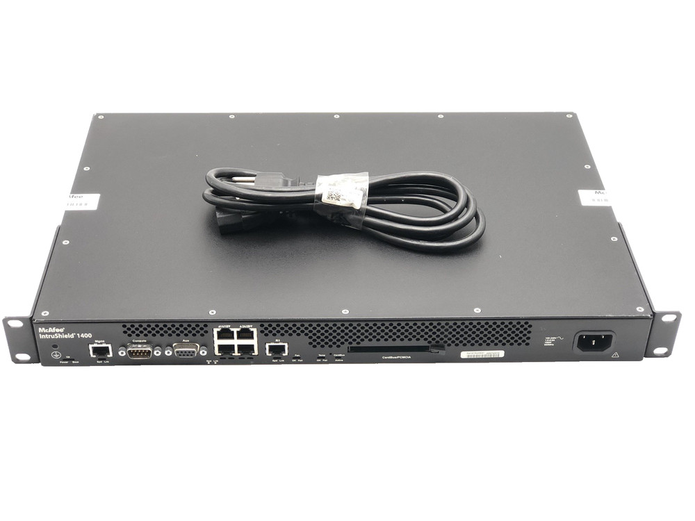 McAfee IntruShield I-1400 4-Port 200Mbps IPS Firewall Network Security Platform